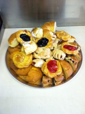 Muffin and pastry platter