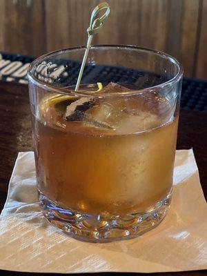 Killer Old Fashion cocktail