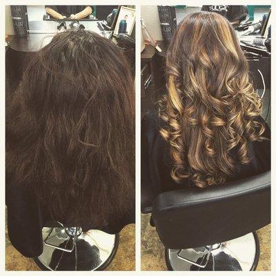 Before & after by Ashley