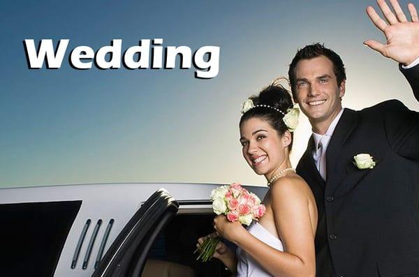 CPE can Provide Black Car Services for your wedding party.