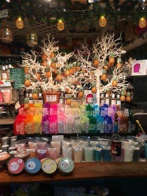 Locally crafted soaps,  candles, bath salts, ornaments & more!