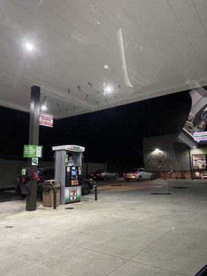 New gas station.