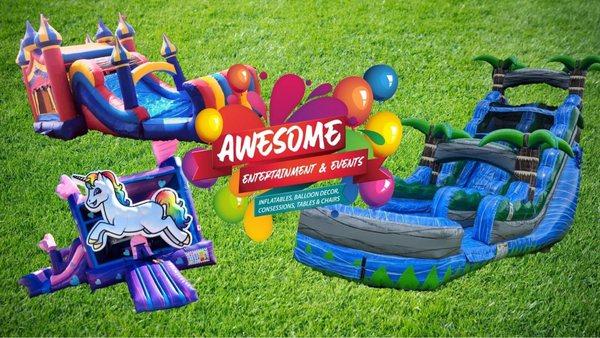 We have the best Bounce House and Water Slide in the Orlando area!