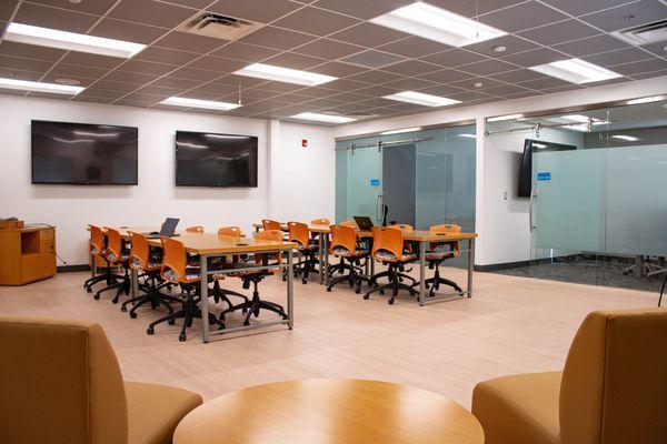 We have smaller meeting spaces in addition to auditorium and combinable spaces.