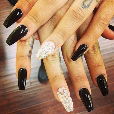 Amber 3D Nail