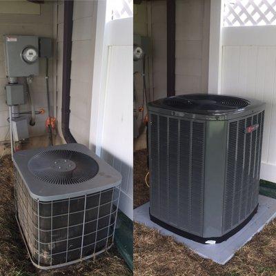 A Before and after Unit Replacement.