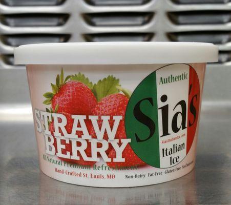 5oz Strawberry 
 Sold in schools, cafeterias, rec centers, pools, and at our kitchen for your home freezer!