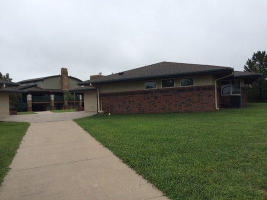 Another view of Lodges, with Maybee Center in the rear.