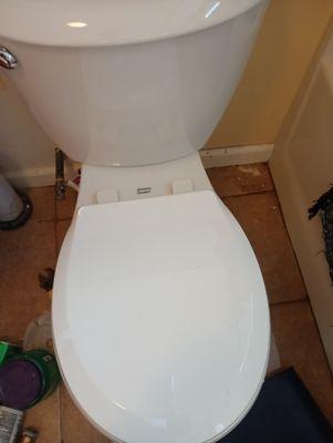 New toilet