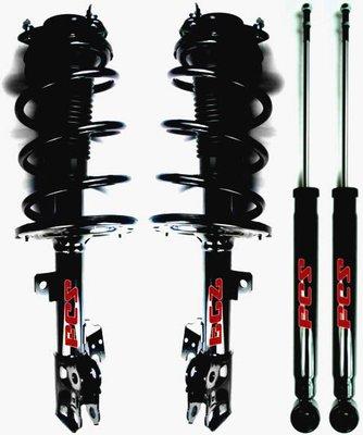 Complete Front/Rear Susp. Shock Absorber, Strut & Coil Spring Assembly,Set of 4, Toyota Sienna FWD