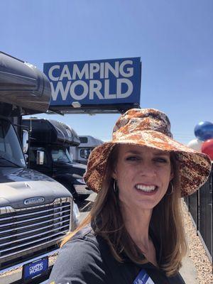 Sarah V, Product Specialist Advisor at Camping World of New River. Stop in and say hello!