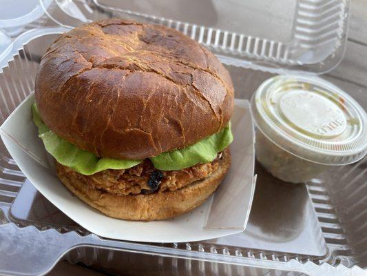 House Made Salmon Burgers Lunch