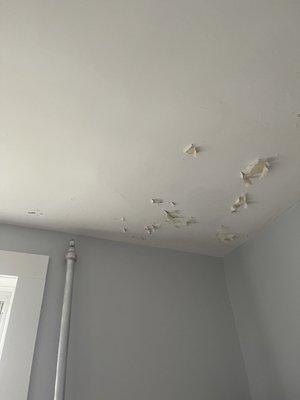 Ceiling in baby's room getting worse