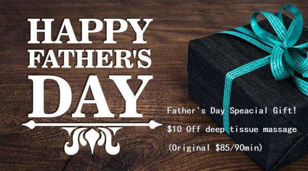 Dad is always the shelter of us, prepare a special gift for him! Father's day special: Original $85/ 90 mins!