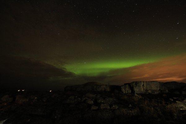 Northern light over Iceland