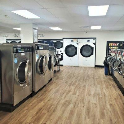 Big washers and dryers