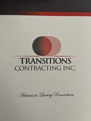 The company logo and website 
Www.Transitionscontractinginc.com