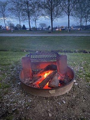 Beautiful night for a fire