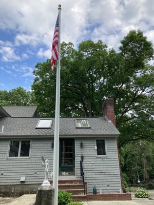 New 25' flag & flagpole from Central Discount Flag