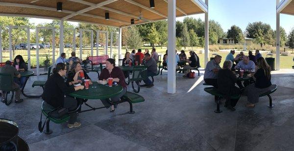 Food Truck Pavilion open to the public 11 a.m. to 1:30 p.m. Monday through Friday. (Closed weekends and holidays.)