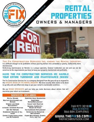 Rental Property Maintenance