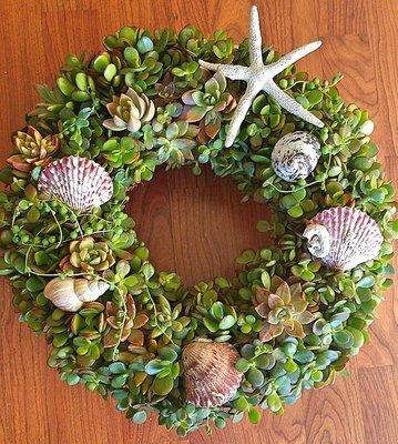 Succulent wreath workshop. You can design a succulent wreath for any holiday, special occasion or theme. Phone to book!