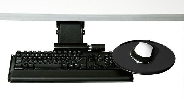 HUMANSCALE 6G ergonomic keyboard tray and mouse platform