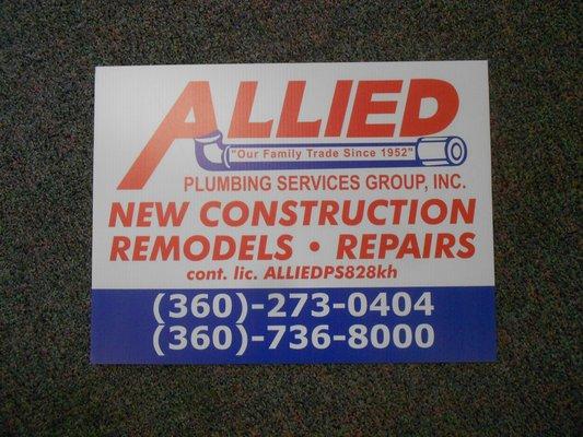 Custom Corex Signs