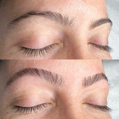 Brow lamination