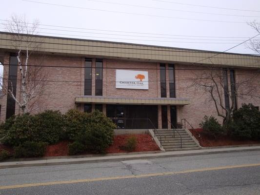 Charter Oak Federal Credit Union's Groton Headquarters Located at 32 Chicago Avenue.