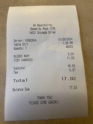 My Total Bill