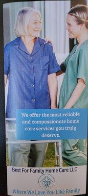 Best For Family Home Care LLC