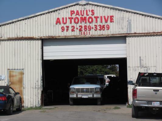 Nothing Fancy but, Pauls' Automotive....good, honest friendly service.