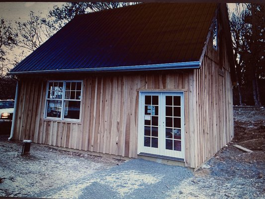 Two car garage siding and roof