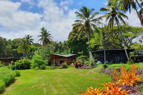 Several ocean view cottages available for guest lodging