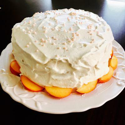 Peach Prosecco Layer Cake