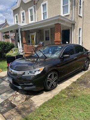 Bronze Detail Executed on Honda Accord