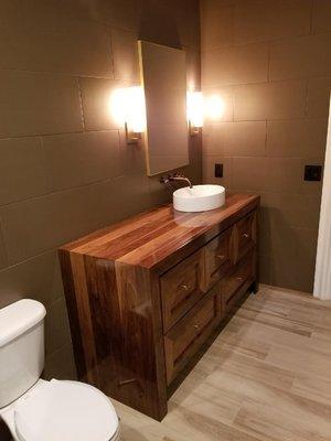 Custom Carpentry, Bathroom Vanity Construction
Lakeland, FL