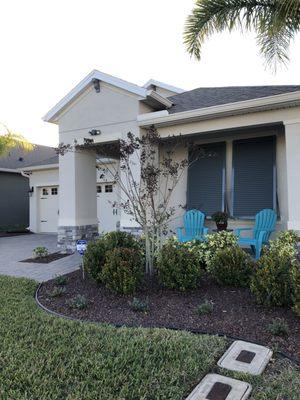 The Bahama shutters enhanced the look of our home!