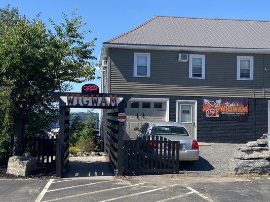 Front of the restaurant