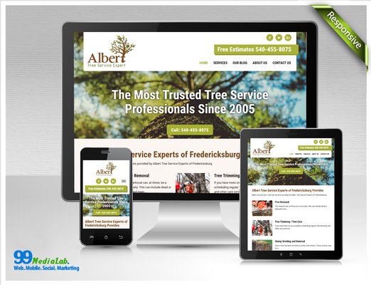 Albert Tree Service Web Design & Development