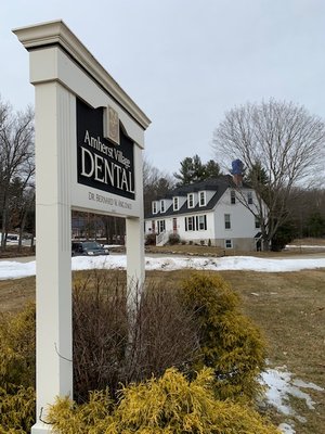 MAIN SIGN ~ just off exit Rt. 122 Amherst