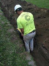 Jamie, one of our crew leaders hard at work in Naples, NY!