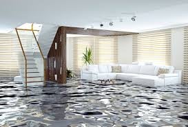 Water Damage from the storm causing flooding