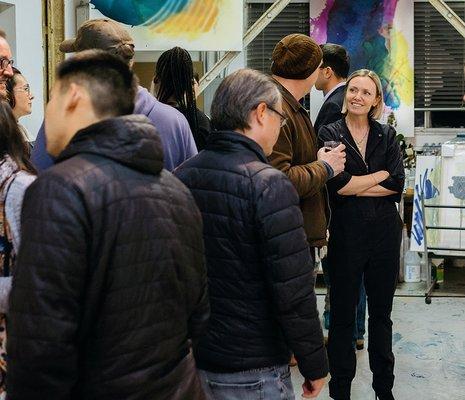 Monthly open studio events at the Santa Monica Airport.