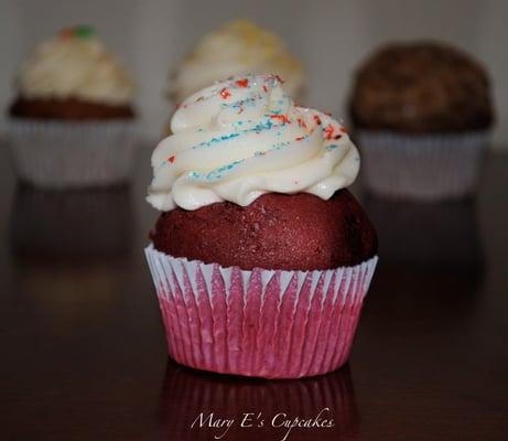 Mary E's cupcakes at the Spectrum Cafe...best cupcakes in town!!