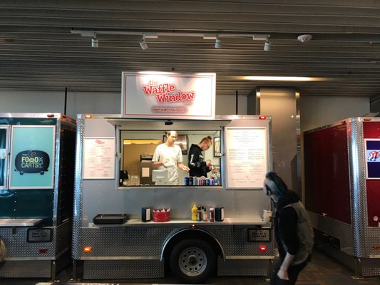 Food cart at the airport (before TSA)