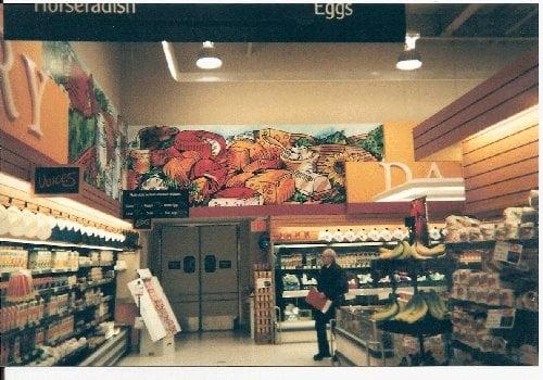 Grocery Market Painting & Decal installation