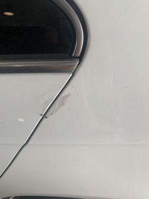 Grease from the drivers hands all over my car