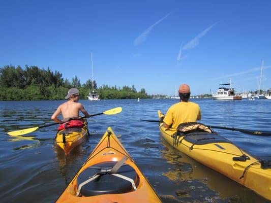 Kayaking Indian River Lagoon